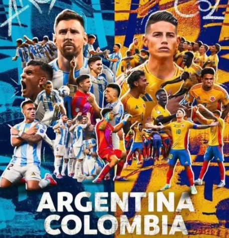 美洲杯决赛将至：梅西率阿根廷激战 J 罗领衔的哥伦比亚